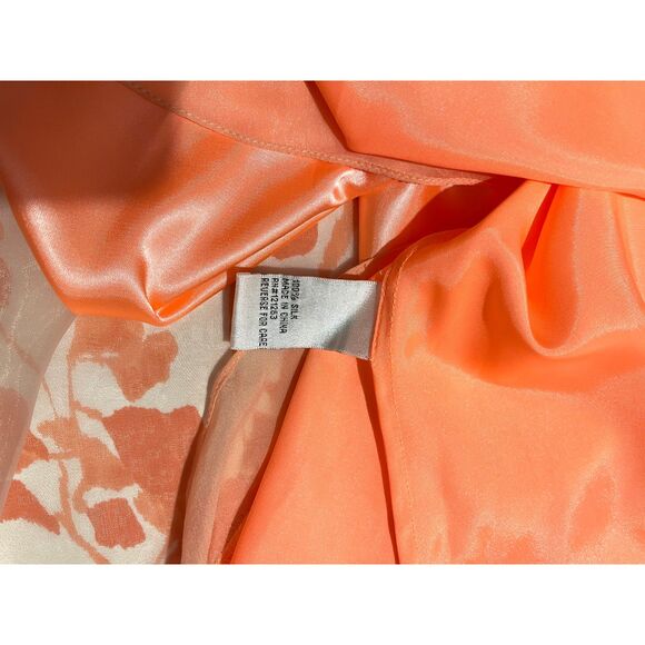 Floral silk dress romantic Y2K spring coquette sequins flare easter women M - Picture 8 of 10